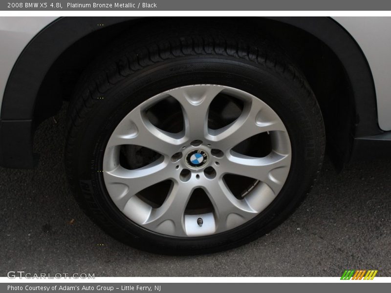 Platinum Bronze Metallic / Black 2008 BMW X5 4.8i