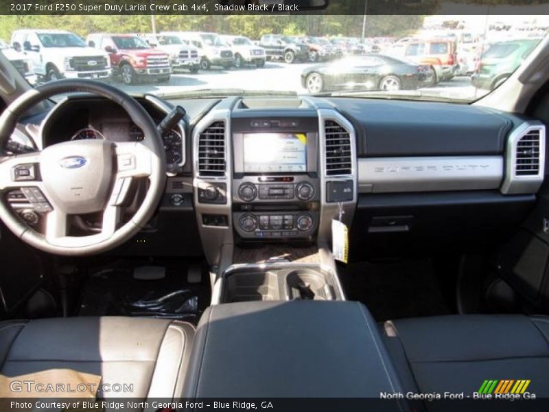 Shadow Black / Black 2017 Ford F250 Super Duty Lariat Crew Cab 4x4