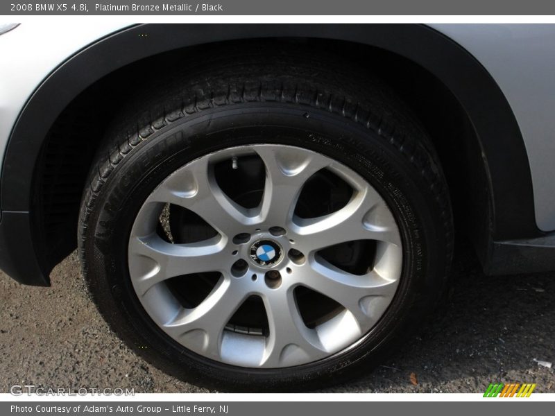 Platinum Bronze Metallic / Black 2008 BMW X5 4.8i