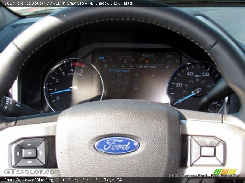 Shadow Black / Black 2017 Ford F250 Super Duty Lariat Crew Cab 4x4