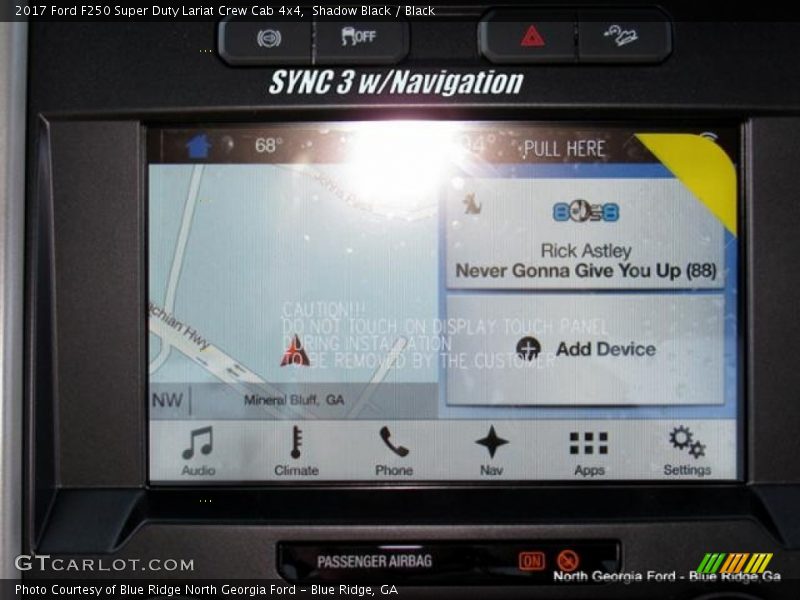 Shadow Black / Black 2017 Ford F250 Super Duty Lariat Crew Cab 4x4