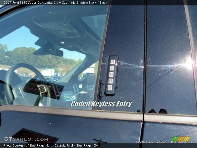 Shadow Black / Black 2017 Ford F250 Super Duty Lariat Crew Cab 4x4