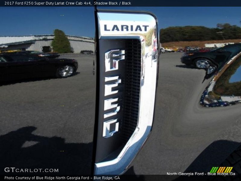 Shadow Black / Black 2017 Ford F250 Super Duty Lariat Crew Cab 4x4