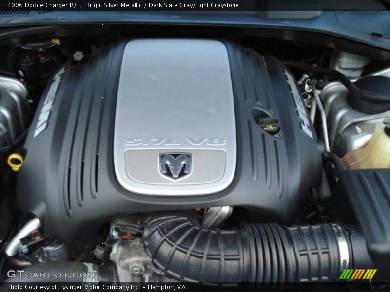 Bright Silver Metallic / Dark Slate Gray/Light Graystone 2006 Dodge Charger R/T