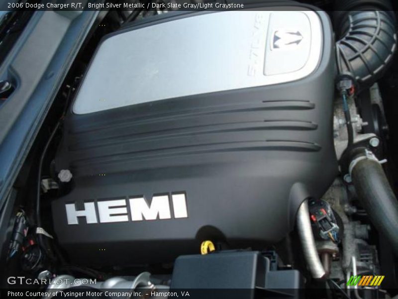 Bright Silver Metallic / Dark Slate Gray/Light Graystone 2006 Dodge Charger R/T