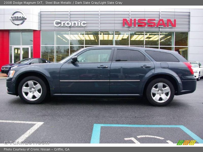 Steel Blue Metallic / Dark Slate Gray/Light Slate Gray 2008 Dodge Magnum SXT