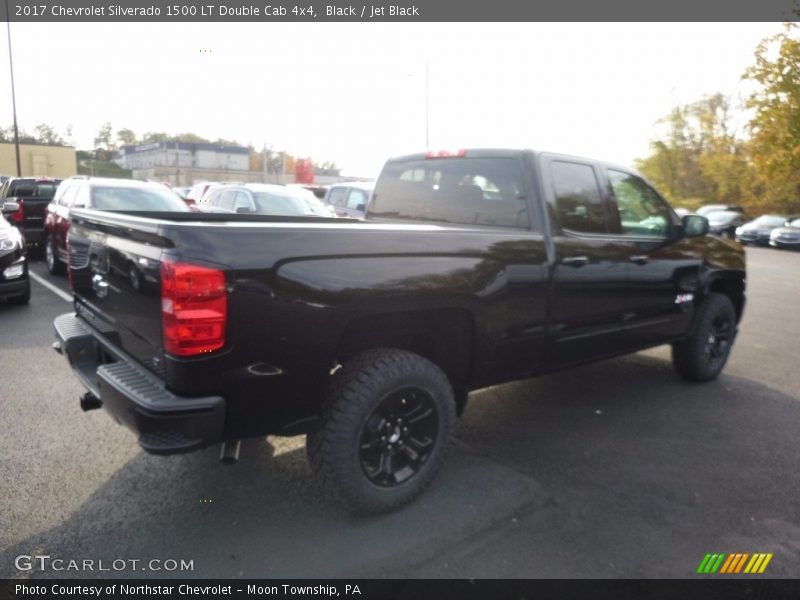 Black / Jet Black 2017 Chevrolet Silverado 1500 LT Double Cab 4x4