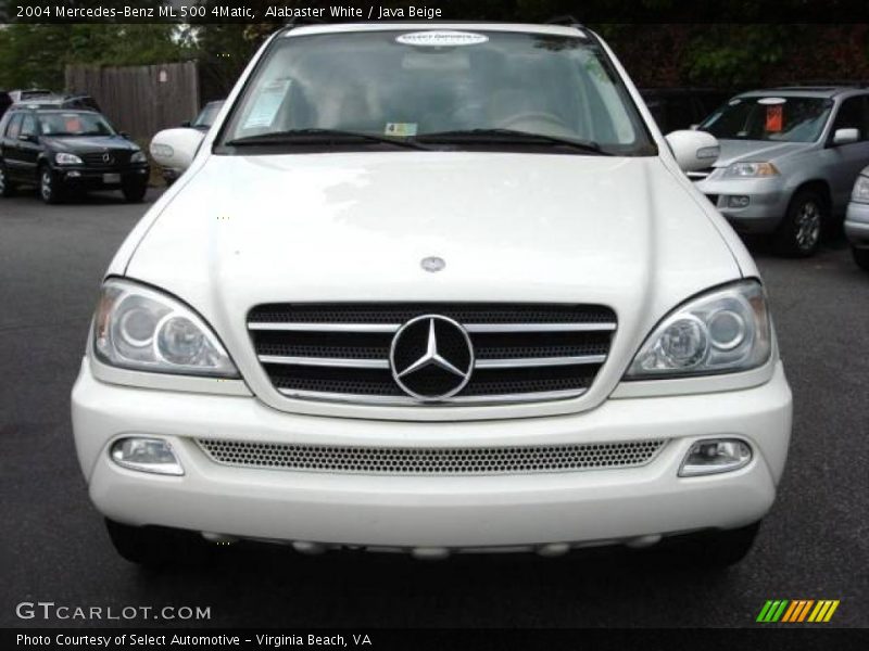 Alabaster White / Java Beige 2004 Mercedes-Benz ML 500 4Matic