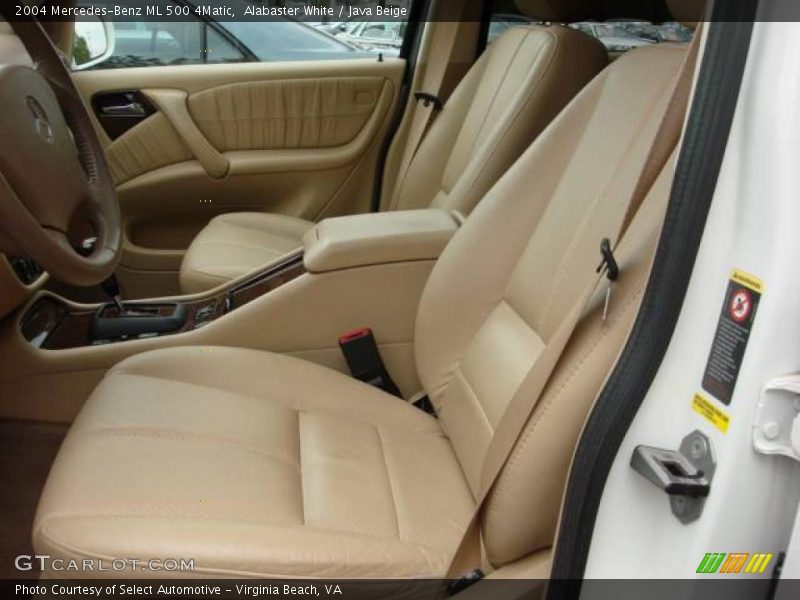 Alabaster White / Java Beige 2004 Mercedes-Benz ML 500 4Matic