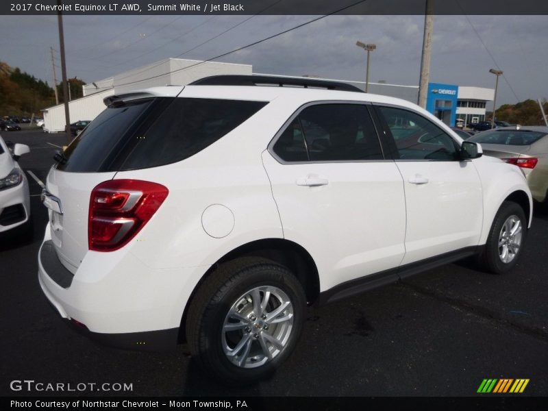 Summit White / Jet Black 2017 Chevrolet Equinox LT AWD