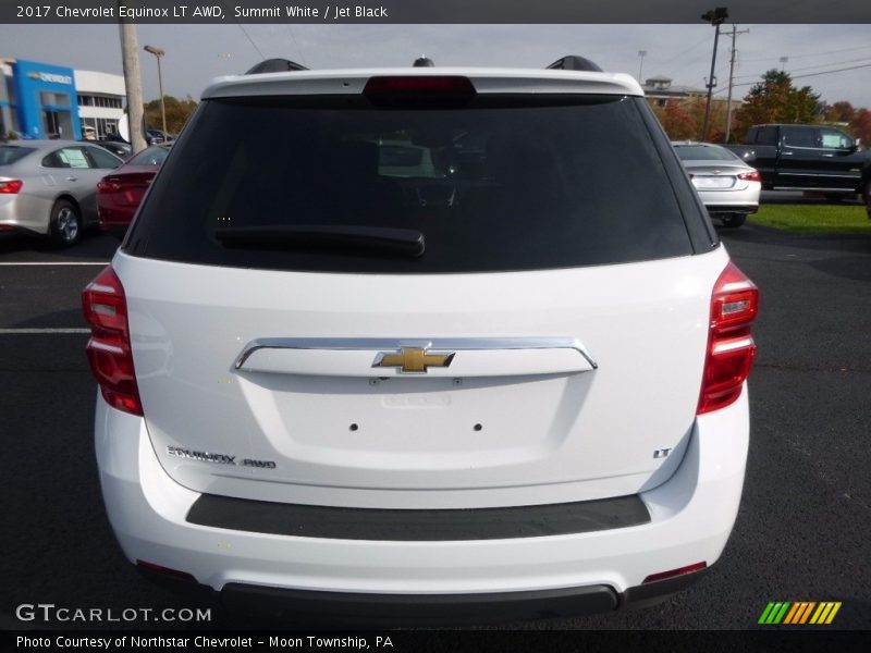Summit White / Jet Black 2017 Chevrolet Equinox LT AWD