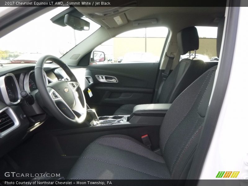 Summit White / Jet Black 2017 Chevrolet Equinox LT AWD