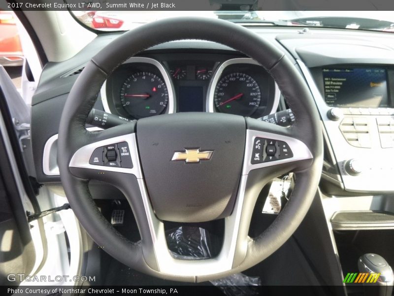 Summit White / Jet Black 2017 Chevrolet Equinox LT AWD