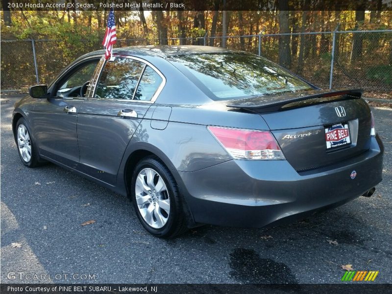 Polished Metal Metallic / Black 2010 Honda Accord EX Sedan