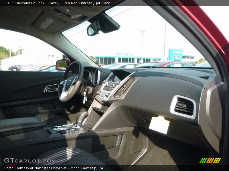 Siren Red Tintcoat / Jet Black 2017 Chevrolet Equinox LT AWD