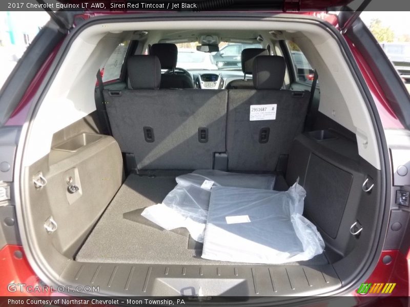 Siren Red Tintcoat / Jet Black 2017 Chevrolet Equinox LT AWD