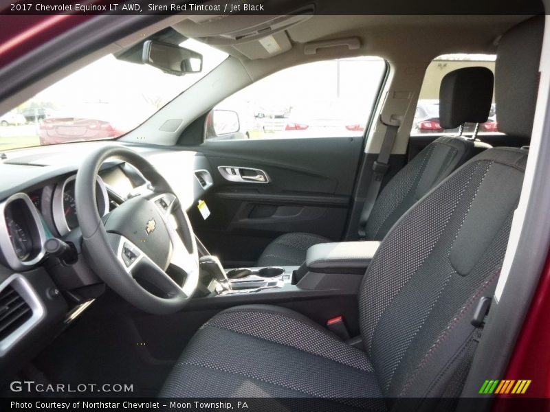 Siren Red Tintcoat / Jet Black 2017 Chevrolet Equinox LT AWD