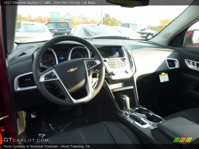 Siren Red Tintcoat / Jet Black 2017 Chevrolet Equinox LT AWD