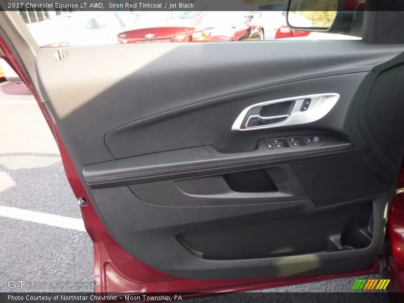 Siren Red Tintcoat / Jet Black 2017 Chevrolet Equinox LT AWD