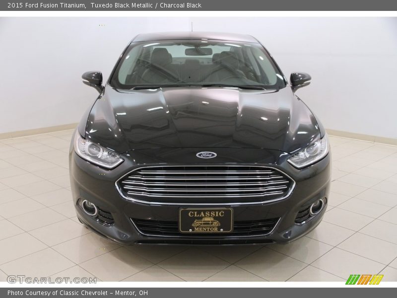 Tuxedo Black Metallic / Charcoal Black 2015 Ford Fusion Titanium