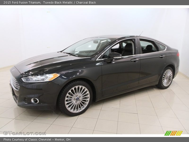Tuxedo Black Metallic / Charcoal Black 2015 Ford Fusion Titanium