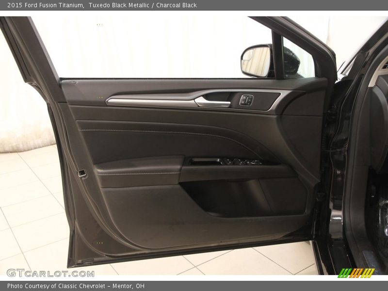 Tuxedo Black Metallic / Charcoal Black 2015 Ford Fusion Titanium
