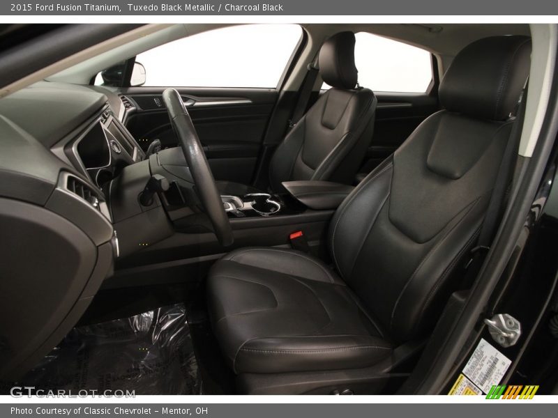 Tuxedo Black Metallic / Charcoal Black 2015 Ford Fusion Titanium