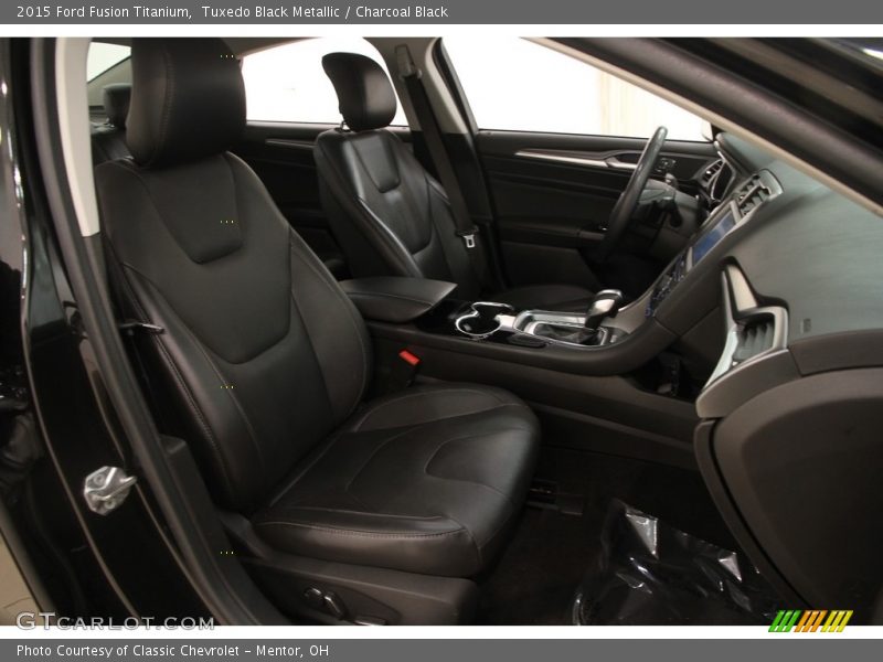 Tuxedo Black Metallic / Charcoal Black 2015 Ford Fusion Titanium
