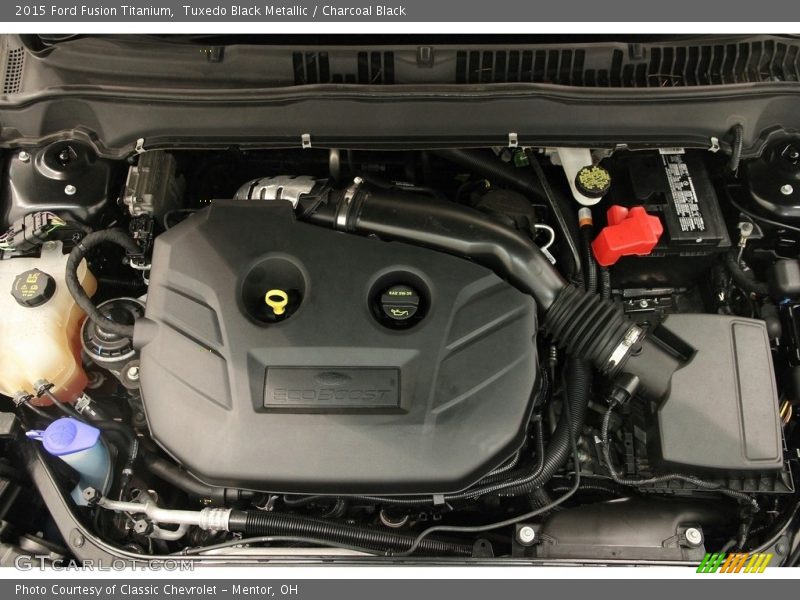 Tuxedo Black Metallic / Charcoal Black 2015 Ford Fusion Titanium
