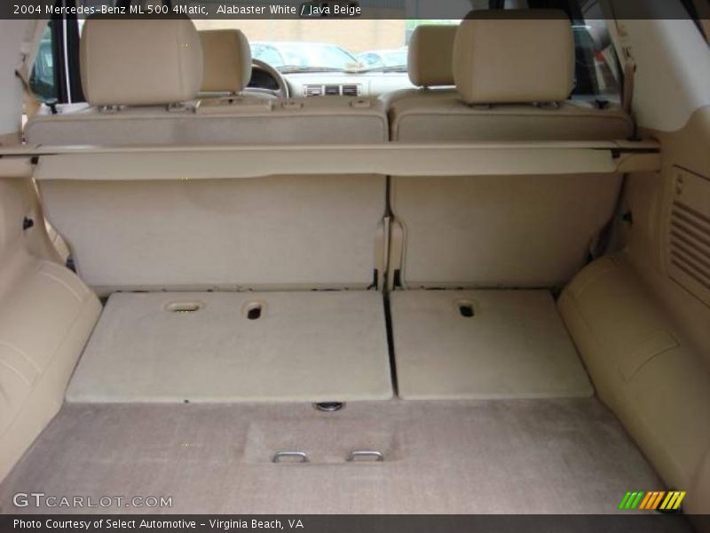 Alabaster White / Java Beige 2004 Mercedes-Benz ML 500 4Matic
