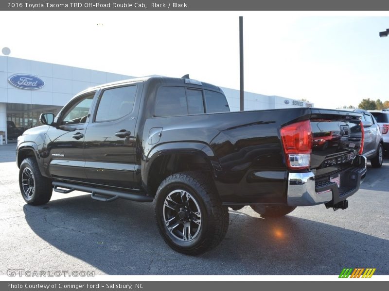 Black / Black 2016 Toyota Tacoma TRD Off-Road Double Cab