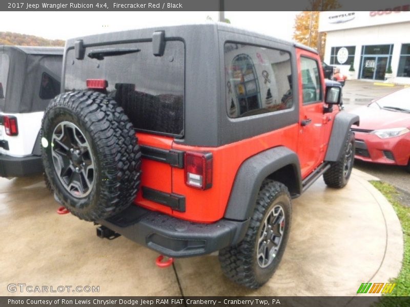 Firecracker Red / Black 2017 Jeep Wrangler Rubicon 4x4