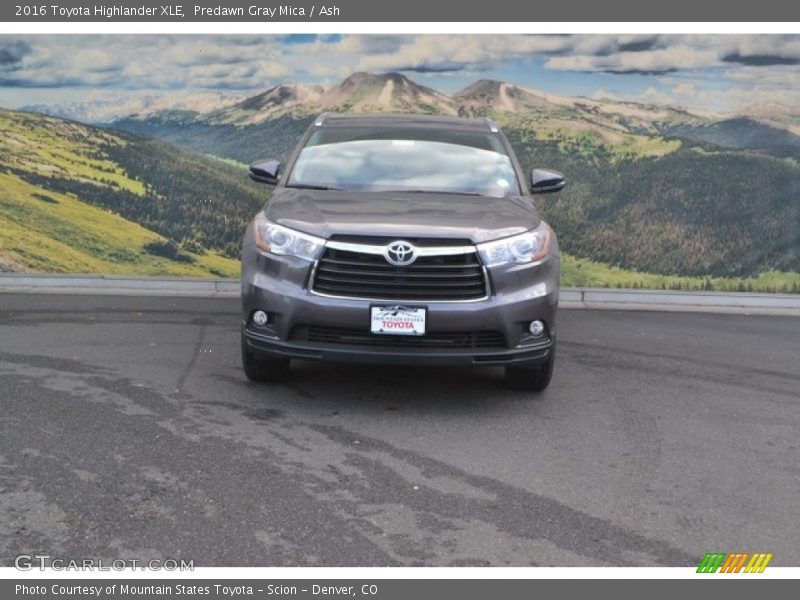 Predawn Gray Mica / Ash 2016 Toyota Highlander XLE