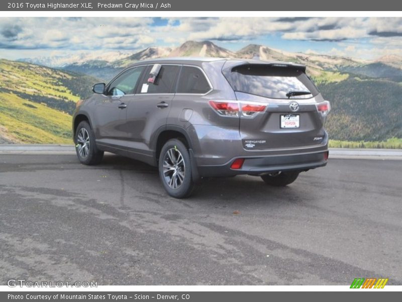 Predawn Gray Mica / Ash 2016 Toyota Highlander XLE