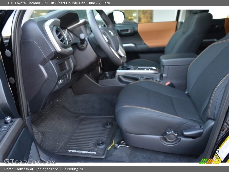 Black / Black 2016 Toyota Tacoma TRD Off-Road Double Cab