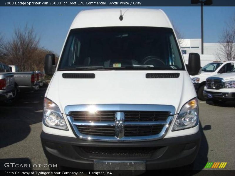 Arctic White / Gray 2008 Dodge Sprinter Van 3500 High Roof 170 Commercial