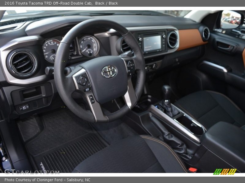 Black / Black 2016 Toyota Tacoma TRD Off-Road Double Cab