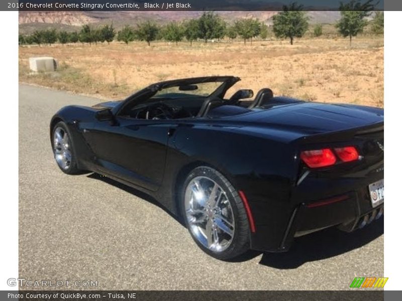 Black / Jet Black 2016 Chevrolet Corvette Stingray Convertible