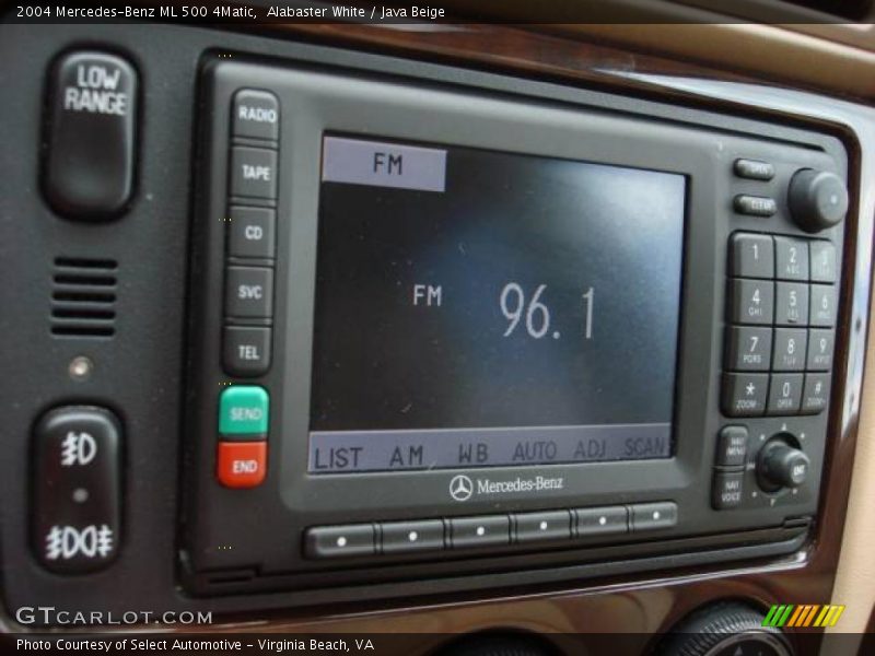 Alabaster White / Java Beige 2004 Mercedes-Benz ML 500 4Matic