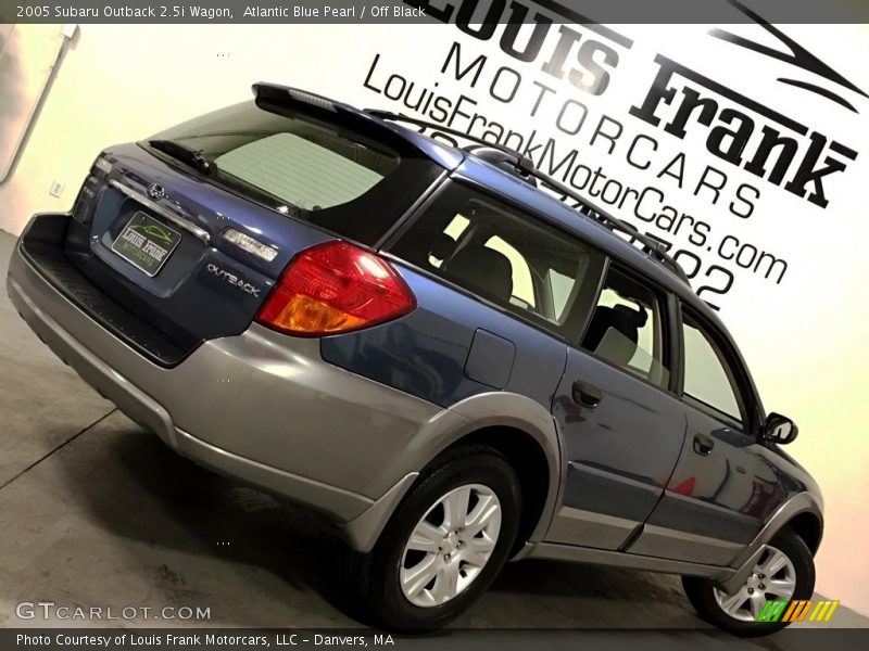 Atlantic Blue Pearl / Off Black 2005 Subaru Outback 2.5i Wagon