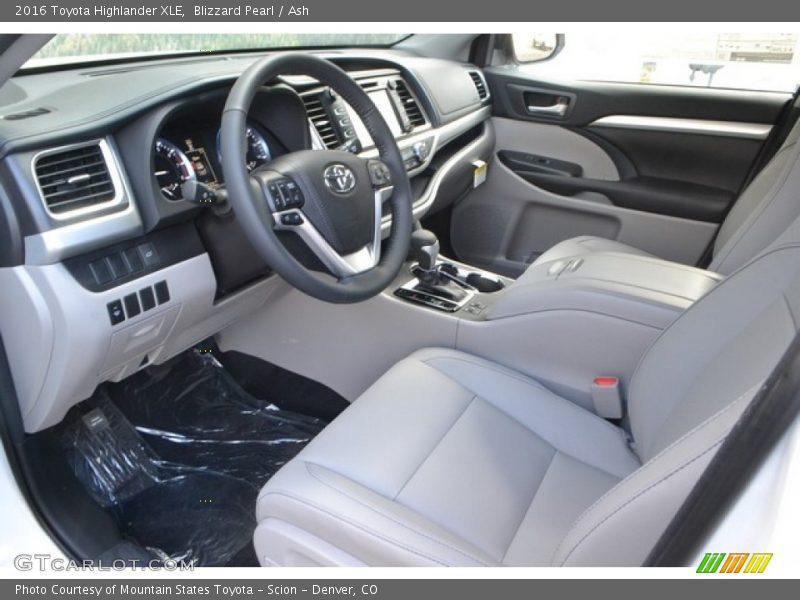 Blizzard Pearl / Ash 2016 Toyota Highlander XLE