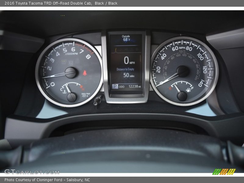 Black / Black 2016 Toyota Tacoma TRD Off-Road Double Cab