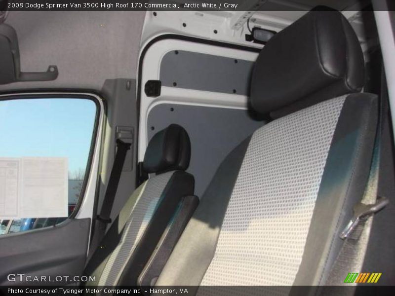 Arctic White / Gray 2008 Dodge Sprinter Van 3500 High Roof 170 Commercial
