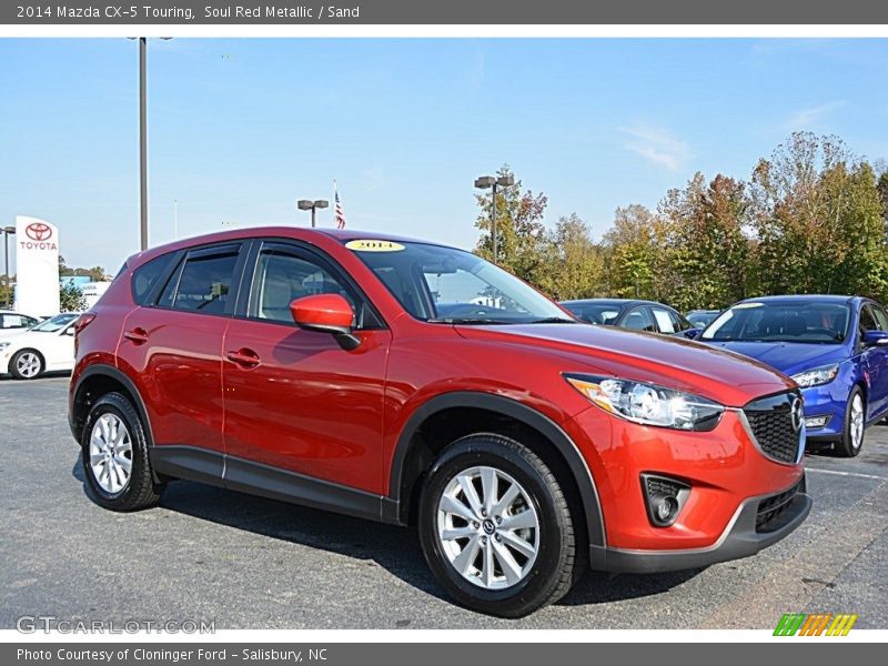 Soul Red Metallic / Sand 2014 Mazda CX-5 Touring