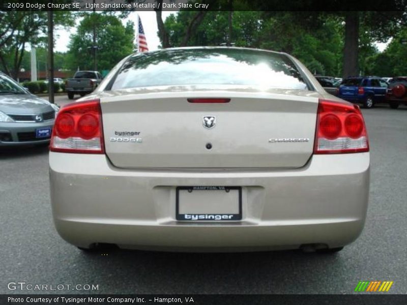 Light Sandstone Metallic / Dark Slate Gray 2009 Dodge Charger SE