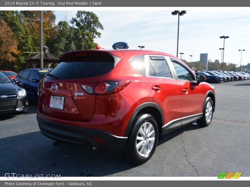 Soul Red Metallic / Sand 2014 Mazda CX-5 Touring