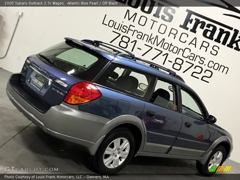 Atlantic Blue Pearl / Off Black 2005 Subaru Outback 2.5i Wagon