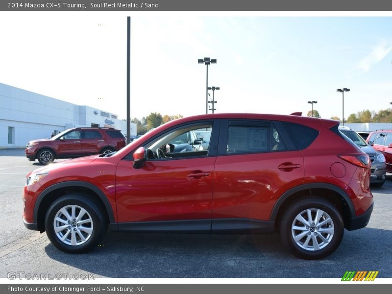 Soul Red Metallic / Sand 2014 Mazda CX-5 Touring