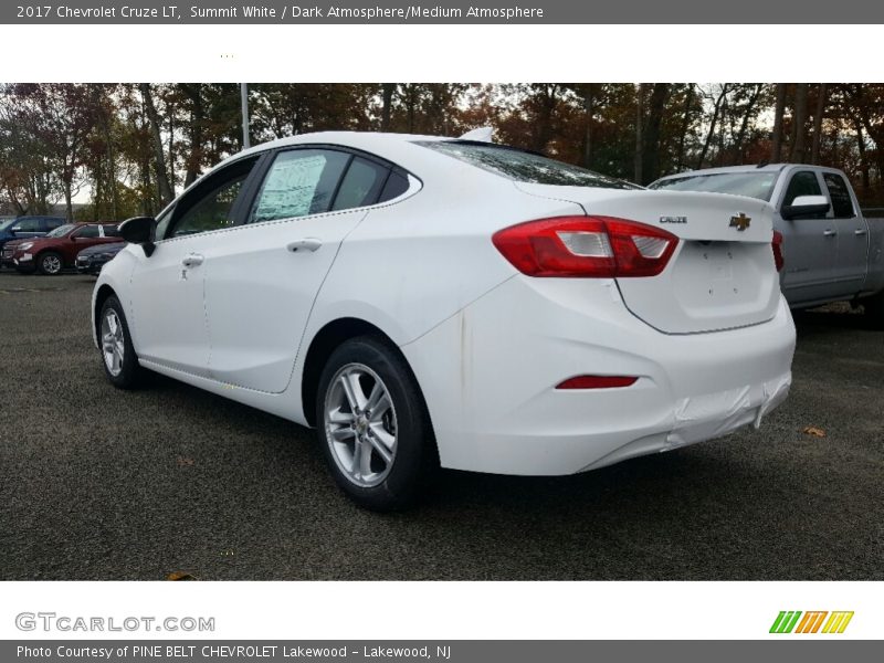 Summit White / Dark Atmosphere/Medium Atmosphere 2017 Chevrolet Cruze LT