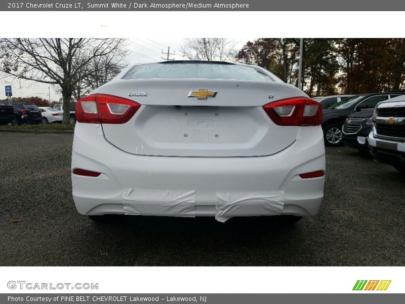 Summit White / Dark Atmosphere/Medium Atmosphere 2017 Chevrolet Cruze LT